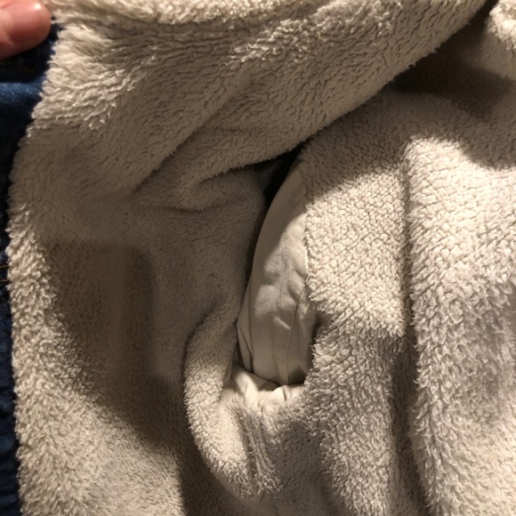 FLEECE-LINED DENIM JACKET - Picture 3 of 4